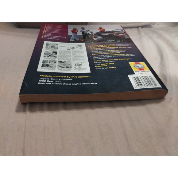 Haynes Repair Manual #92005 Toyota Camry 1983-1991 - Picture 6 of 7